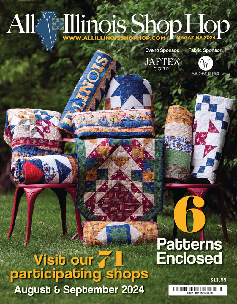 All Illinois Shop Hop Magazine and Passport for 2023 Thimbles Quilts
