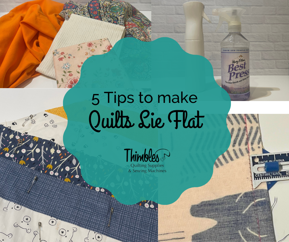 5+ Tips on How to Make Quilts Lie Flat Thimbles Quilts