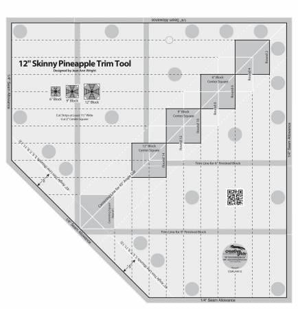 12" Creative Grids Skinny Pineapple Trim Tool