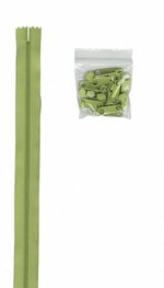 4 Yds Zipper/Pulls - Chartreuse
