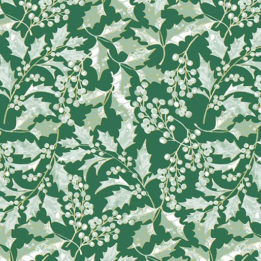 A Winter's Day - Winter Holly Green