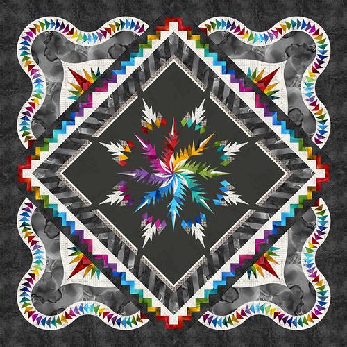 Alchemists Crystals Quilt w/binding