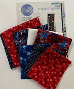 All Squared Up - Patriotic Kit with binding and backing