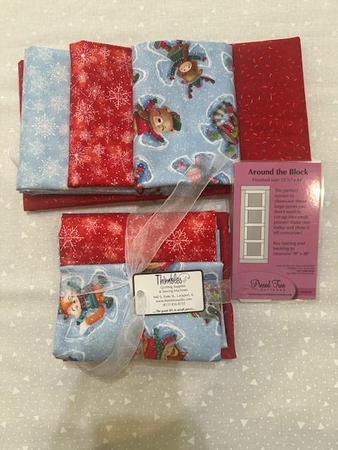 Around the Block Snow Angels Kit - Includes Binding and Backing
