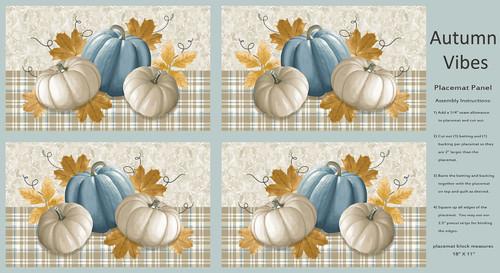 Autumn Vibes - 24" Placemats Panel