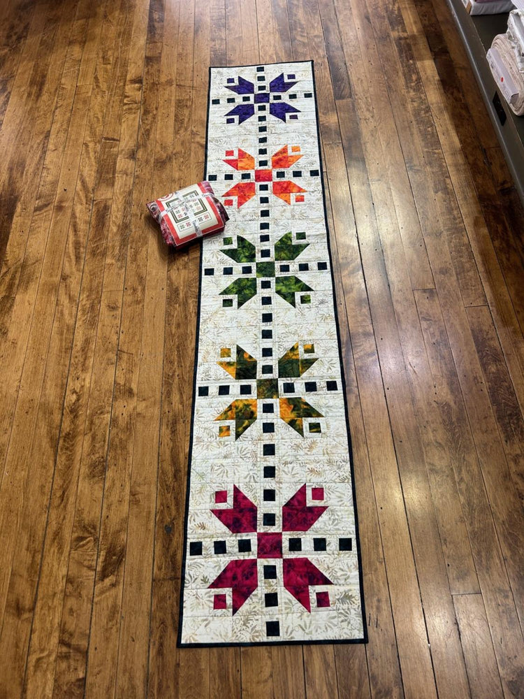 Batik Crossover Runner Kit - Includes Pattern, Binding & Backing