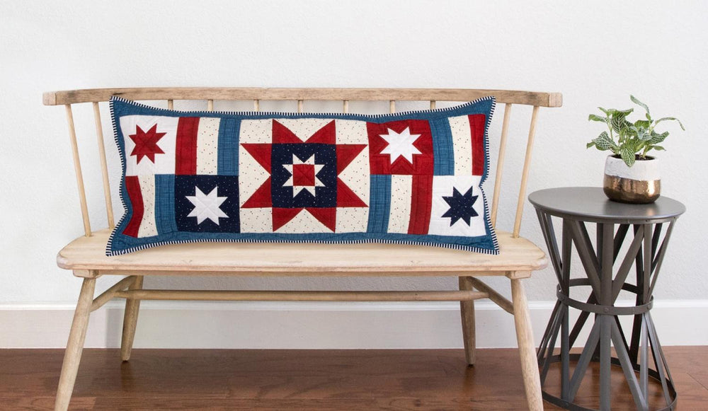 Bench Pillow Kit of the Month July Oh My Stars