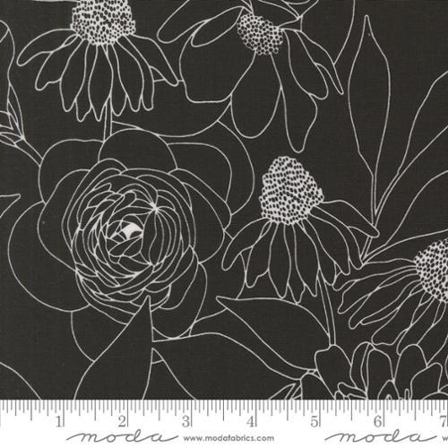 Botany Etched Floral - Ink
