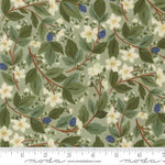 Brookside - Aqua Bramble Floral Berries