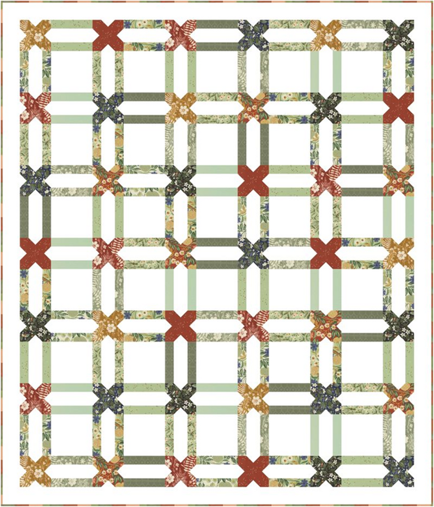 Brookside Garden Trellis Kit - Includes Binding & Pattern – Thimbles Quilts