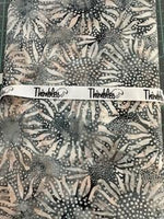 Brown Bag Mystery 2025 - Dealers Choice - Border Suggestion Sunflower Gray Batik