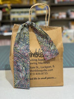 Brown Bag Mystery Kit 2024 - Piece of Cake - Grey Spiral Batik