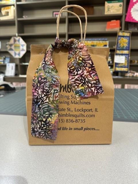 Brown Bag Mystery Kit 2024 - Piece of Cake - Plum Batik