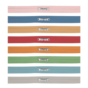 Calico Zippers - 8 Assorted Colors