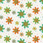 Color Burst - Daisies with Dots Marshmallow