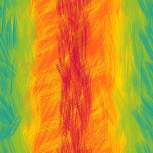 Color Burst - Ombre Stripe Red