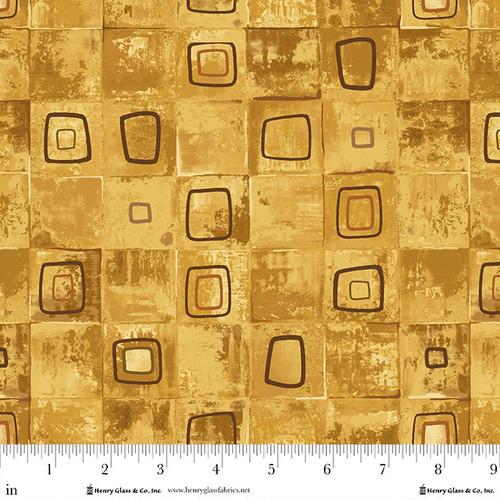 Crow Mazing - Squares Patch Gold
