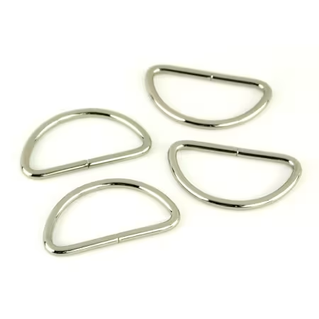 D Rings 1 1/2" Nickel