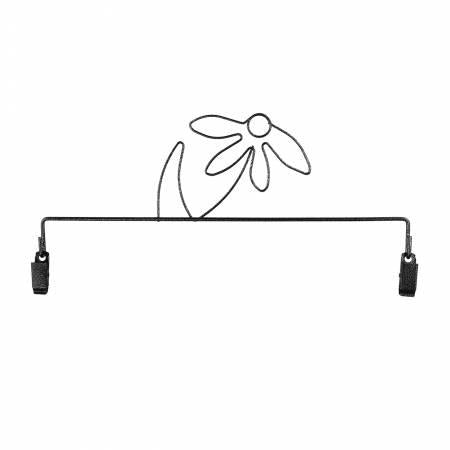 Daffodil w/Clips 12in  Ackfeld Hanger Charcoal