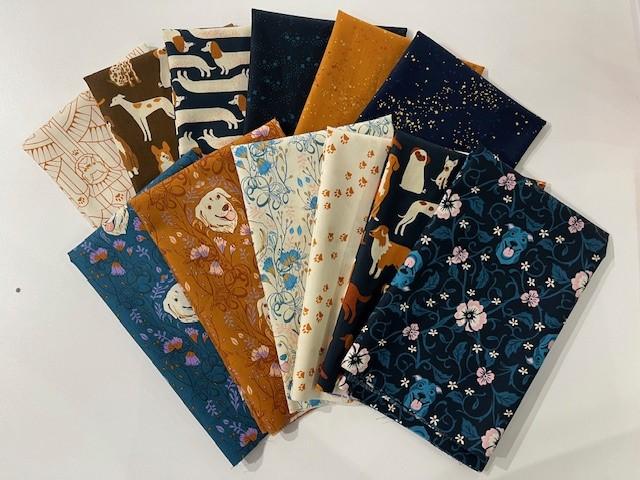 Dog Park FQ Bundle - 12 Fat Quarters