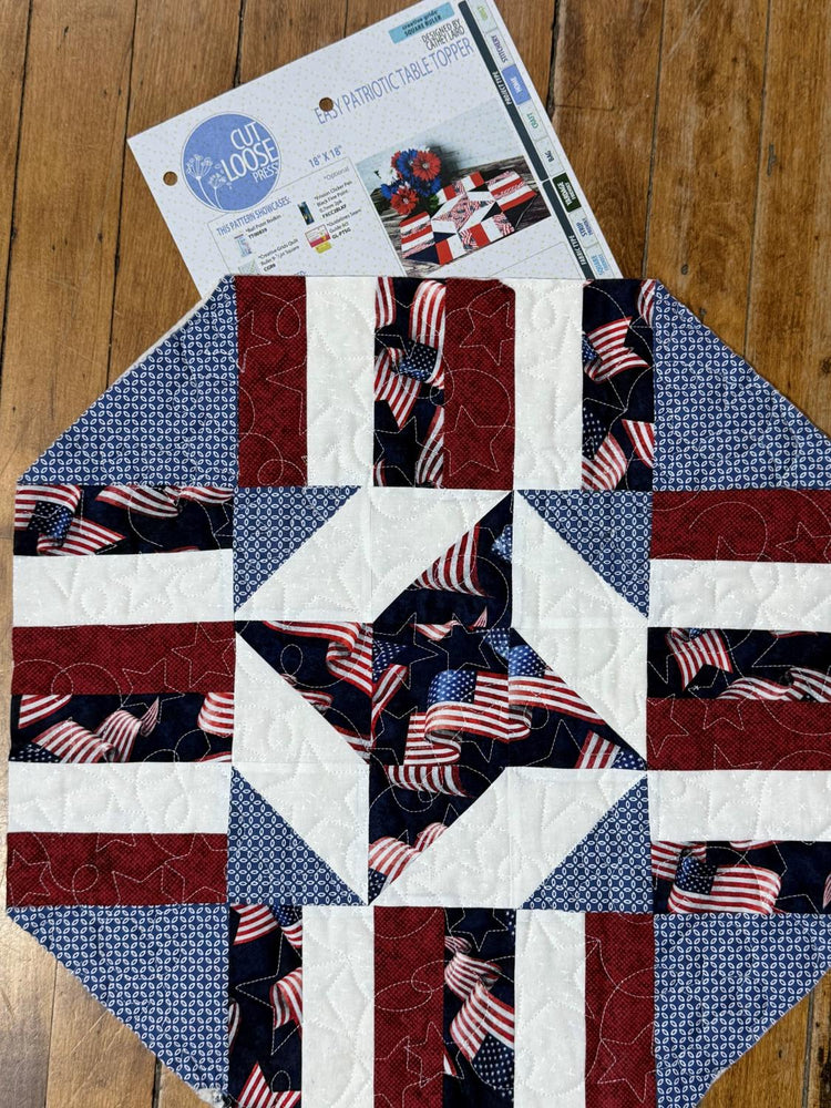 Easy Patriotic Topper Kit - Includes Pattern & Backing