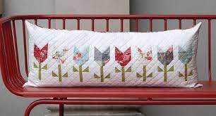 Etchings Tulips Pillow Kit - Includes Pattern and Binding