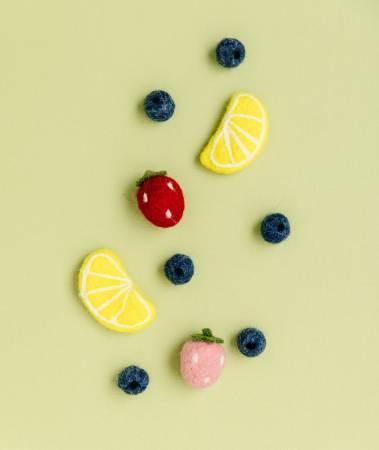 Wool Felt Lemons & Berries
