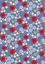 Forever Blooms - Floral Palette Slate Grey