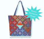 Gather No Moss Pattern & Tote Kaffe Fassett