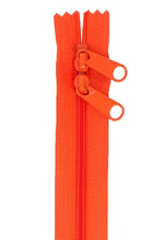 Handbag 40" Zipper - Tangerine