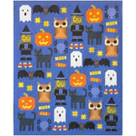 Happy Halloween Purple Background Kit - Includes Binding & Pattern