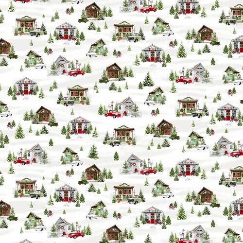 Holiday Happy Place - Multi She Sheds with Trucks Allover