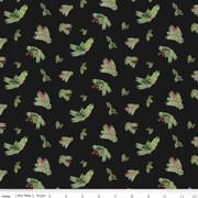 Holly - Black - Placemat Backing 1 1/8 yards