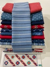 July Stars Runner Incl. Binding & Backing