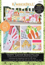Kimberbell - Hoppy Easter Bench Pillow Embroidery CD