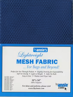 Lightweight Mesh Fabric -  18"x54"  Blastoff Blue