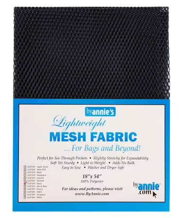 Lightweight Mesh Fabric Navy 18"x54"in