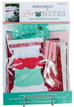 Love Notes Mystery Quilt Embellishment Kit