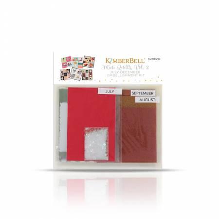 Mini Quilts, Vol. 2  Embellishment Kit July-Dec