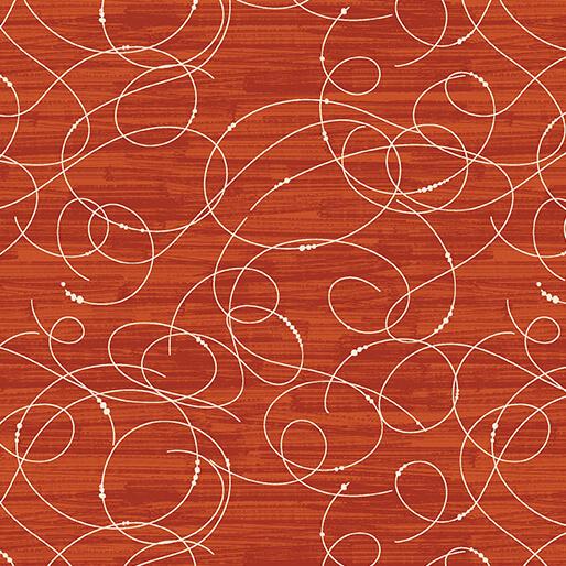 Modern Vintage - Etched Glass Dk Terracotta
