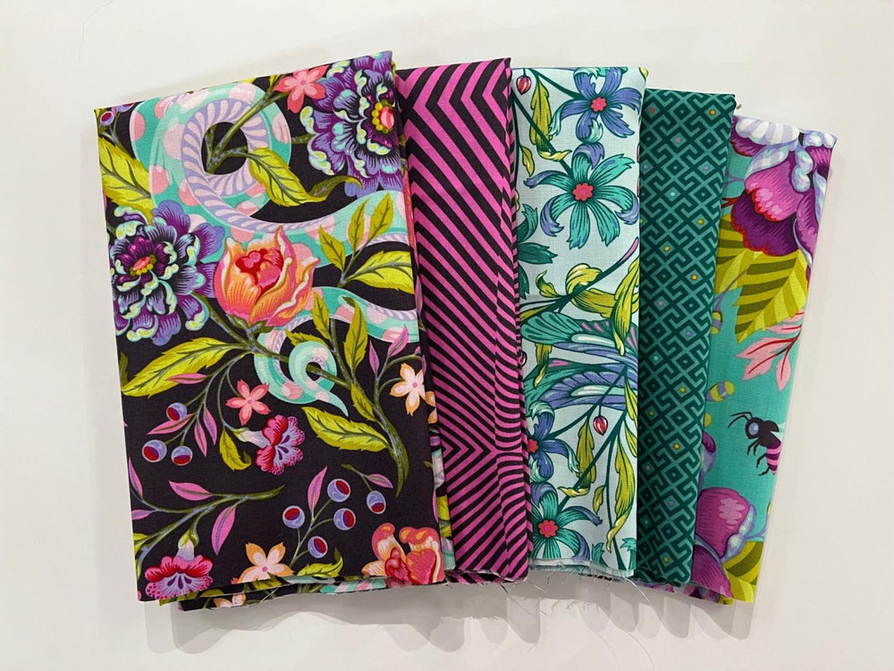 Moon Garden - Hissy Fit 1/2 Yard Bundle 5 Half Yards