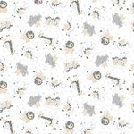 Moonlit Dreams - Tossed Animals Charcoal