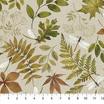Natural Elements - Dragonfly Leaf Taupe/Multi