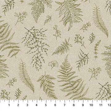 Natural Elements - LG Tossed Taupe/Green