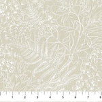 Natural Elements - Toile Leaves Cream White