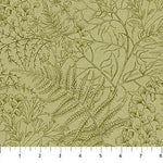Natural Elements - Toile Leaves Lt Green