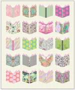 PREORDER - BOOK NERD QUILT FEATURING ROAR! BY TULA PINK - COSMIC COLORWAY