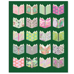 PREORDER - BOOK NERD QUILT FEATURING ROAR! BY TULA PINK - LILYPAD COLORWAY