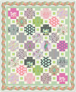 PREORDER - JURASSIC PARTY QUILT FEATURING ROAR!  BY TULA PINK