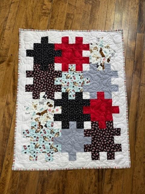Pawsitively Awesome Quilt Kit - Includes Binding